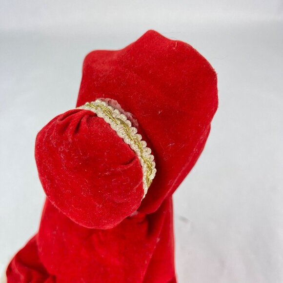 Vintage Christmas Caroler Musical Doll Animated Wind Up Made in Japan - Picture 7 of 11